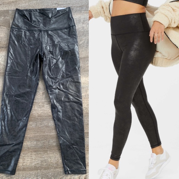 Aerie Crackle Shine Faux Leather Look 